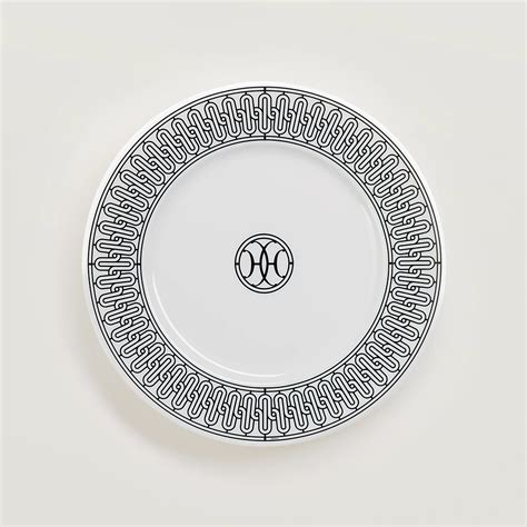 hermes h deco plate|hermes h deco dinnerware.